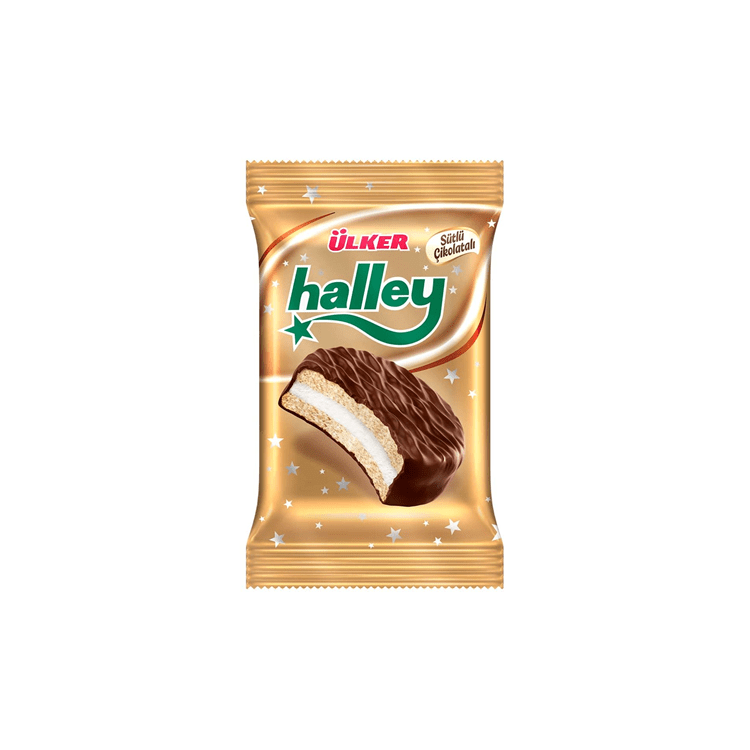 Halley Çikolata Kaplamalı Bisküvi 30 Gr